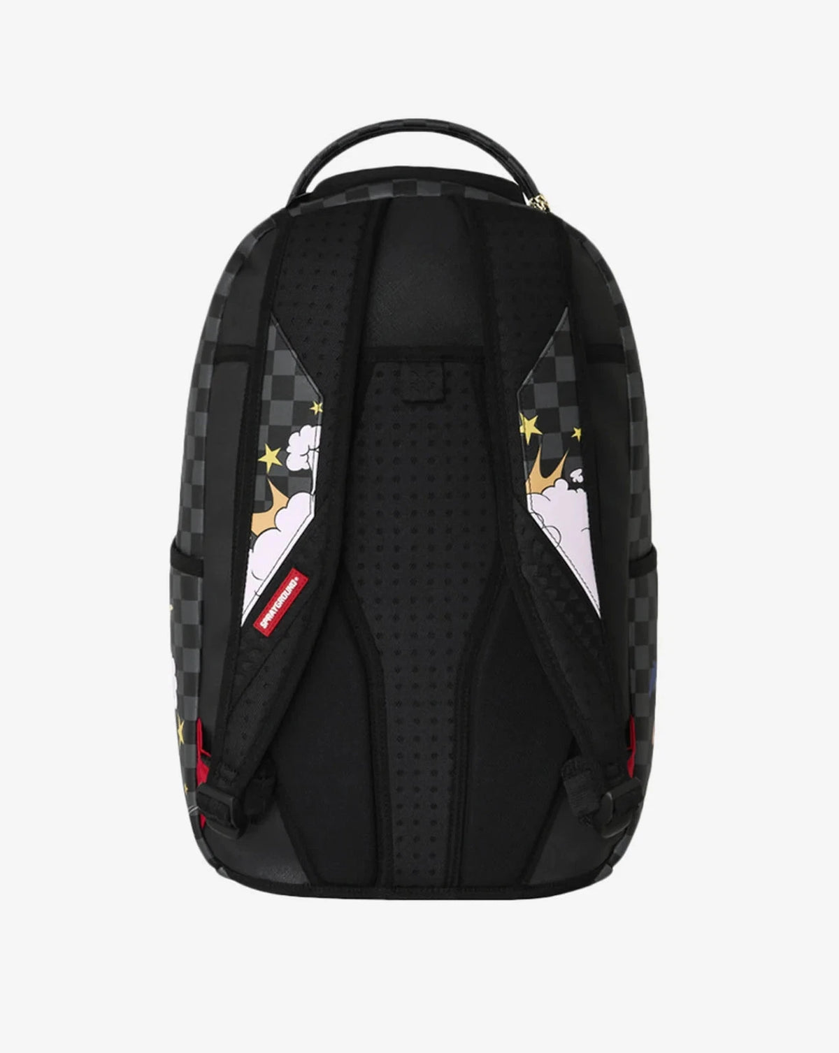 Sprayground Looney Tunes Fight Cloud Backpack Unisex Black Graphic Bag SPR256 (Black,One Size)